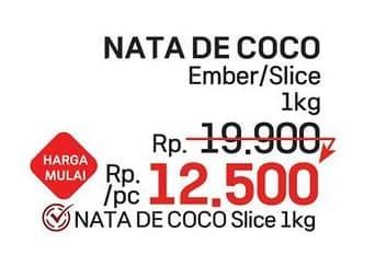 Promo Harga Kara Nata De Coco Ember/Slice  - LotteMart