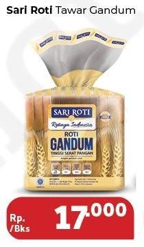 Promo Harga SARI ROTI Roti Tawar Gandum  - Carrefour