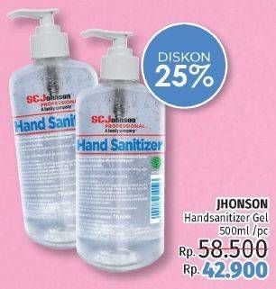 Promo Harga SC JOHNSON Hand Sanitizer 500 ml - LotteMart