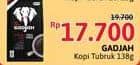 Promo Harga Gadjah Kopi Tubruk Asli 138 gr - Alfamidi