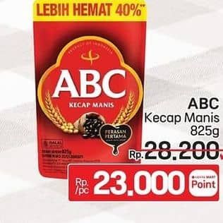 Promo Harga ABC Kecap Manis 825 ml - LotteMart