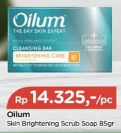 Promo Harga Oilum Cleansing Bar Brightening Care 85 gr - TIP TOP