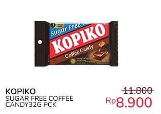 Promo Harga Kopiko Coffee Candy Sugar Free 32 gr - Indomaret