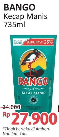 Promo Harga Bango Kecap Manis 735 ml - Alfamidi