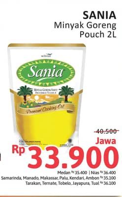 Promo Harga Sania Minyak Goreng 2000 ml - Alfamidi