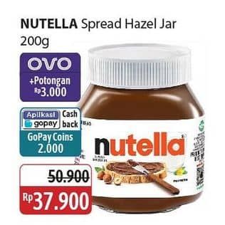 Promo Harga Nutella Jam Spread 200 gr - Alfamidi