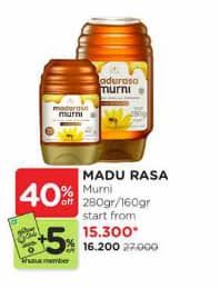 Promo Harga Madurasa Madu Murni 150 gr - Watsons