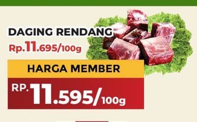 Promo Harga Daging Rendang Sapi per 100 gr - Yogya