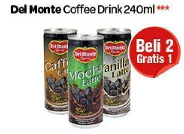 Promo Harga Del Monte Latte 240 ml - Carrefour