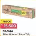 Promo Harga Sasha Toothpaste Halal Antibacterial 150 gr - Alfamart