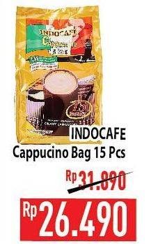 Promo Harga Indocafe Cappuccino per 15 sachet 25 gr - Hypermart