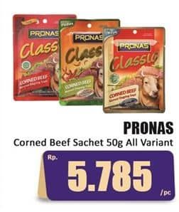 Promo Harga Pronas Corned Beef All Variants 50 gr - Hari Hari