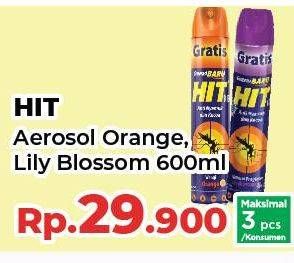 Promo Harga HIT Aerosol Orange, Lilly Blossom 675 ml - Yogya