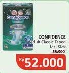 Promo Harga Confidence Adult Diapers Classic Night L7, XL6 6 pcs - Alfamidi