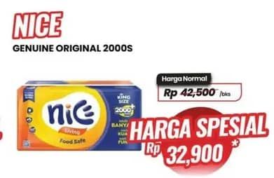 Promo Harga Nice Facial Tissue 1000 gr - Carrefour