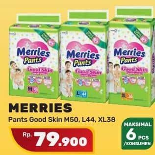 Promo Harga Merries Pants Good Skin M50, L44, XL38 38 pcs - Yogya