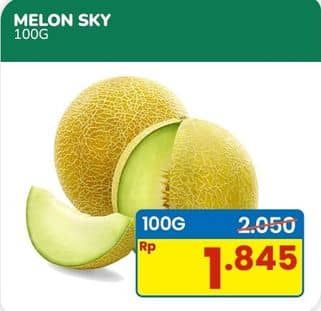 Promo Harga Melon Sky per 100 gr - Indomaret