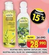 Promo Harga Mustika Ratu Minyak Zaitun/Olive Oil Lemon Grass  - Superindo