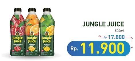 Promo Harga Diamond Jungle Juice 500 ml - Hypermart