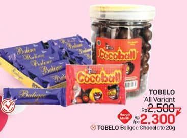Promo Harga Tobelo Baligee All Variants 20 gr - LotteMart