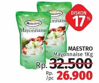Promo Harga MAESTRO Mayonnaise 1 kg - LotteMart