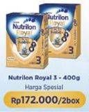Promo Harga NUTRILON Royal 3 Susu Pertumbuhan per 2 box 400 gr - Indomaret
