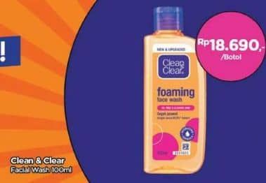 Promo Harga Clean & Clear Facial Wash 100 ml - TIP TOP