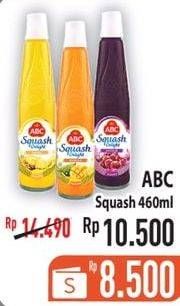 Promo Harga ABC Syrup Squash Delight 460 ml - Hypermart