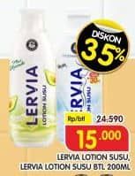 Promo Harga Lervia Lotion Milk, Avocado 200 ml - Superindo