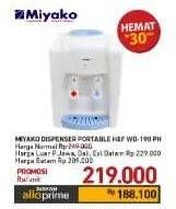 Promo Harga Miyako WD-190 PH | Water Dispenser  - Carrefour