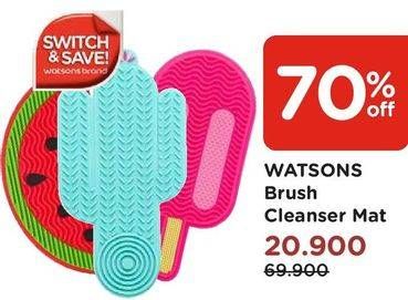 Promo Harga WATSONS Water Melon Brush Cleanser Mat  - Watsons