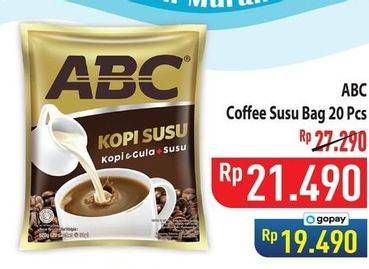 Promo Harga ABC Kopi Susu per 20 sachet 31 gr - Hypermart