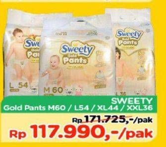 Promo Harga Sweety Gold Pants M60, L54, XL44, XXL36  - TIP TOP