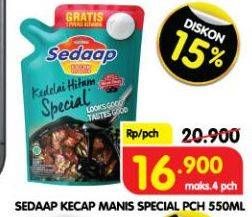 Promo Harga SEDAAP Kecap Manis Special 550 ml - Superindo