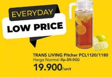 Promo Harga TRANSLIVING Pitcher PCL1120/1180  - Carrefour