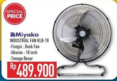 Promo Harga MIYAKO KLB 18 Industrial fan  - Hypermart