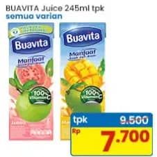 Promo Harga Buavita Fresh Juice All Variants 245 ml - Indomaret