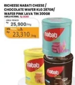 Promo Harga Nabati Bites Pink Lava, Richoco, Richeese 287 gr - Carrefour