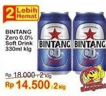 Promo Harga BINTANG Zero 330 ml - Indomaret