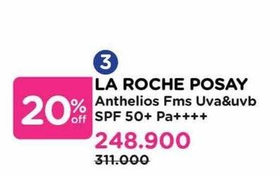 Promo Harga La Roche Posay Anthelios Dry Touch Gel-Cream SPF 50+ 50 ml - Watsons
