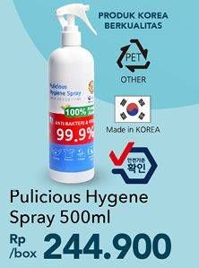Promo Harga Pulicious Hygiene Spray 500 ml - Carrefour