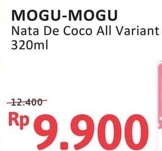 Promo Harga Mogu Mogu Minuman Nata De Coco All Variants 320 ml - Alfamidi