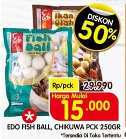 Promo Harga EDO Fish Ball/EDO Chikuwa   - Superindo