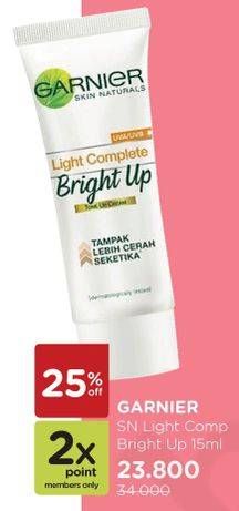 Promo Harga GARNIER Light Complete Cream 15 ml - Watsons