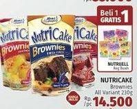 Promo Harga Nutricake Instant Cake Brownies All Variants 230 gr - LotteMart