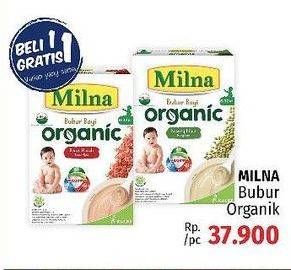 Promo Harga MILNA Bubur Bayi Organic  - LotteMart