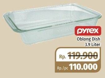 Promo Harga PYREX Oblong Dish 3900 ml - Lotte Grosir