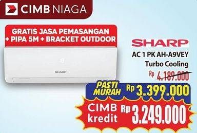 Promo Harga SHARP AH-A9VEY - AC 1PK  - Hypermart