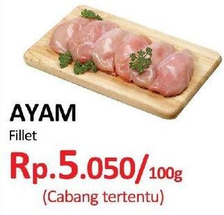 Promo Harga Ayam Fillet per 100 gr - Yogya