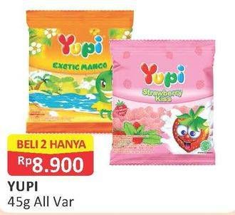 Promo Harga YUPI Candy All Variants per 2 pcs 45 gr - Alfamart